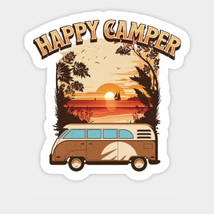 Happy Camper Sticker